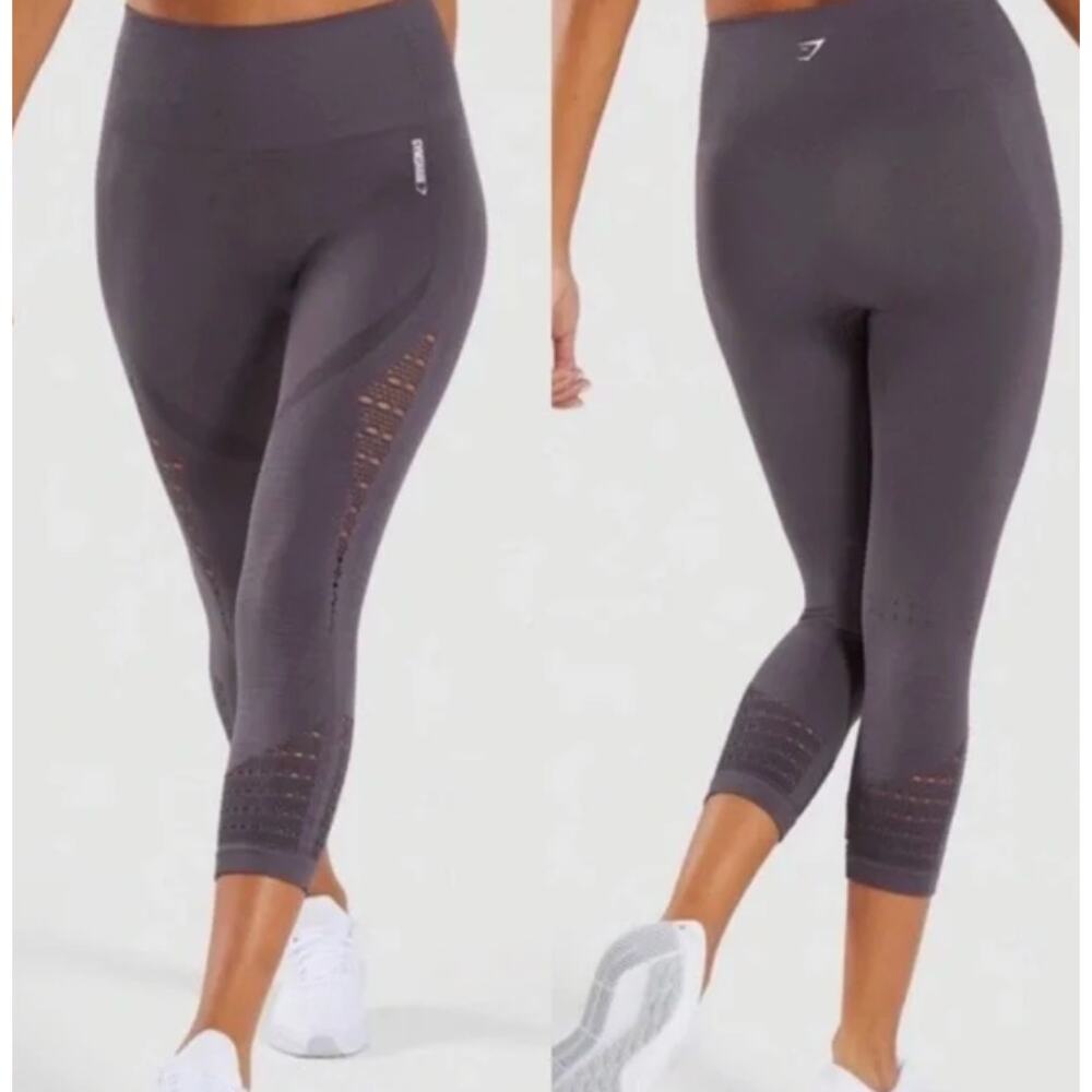 Gymshark Energy Grey Seamless 7/8 Leggings